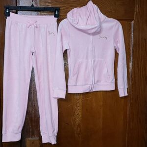 Juicy Couture Pink Velour Tracksuit